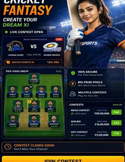 Sattachart (satta chart) fantasy cricket & matchday visual 3